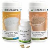 KIT EMAGRECIMENTO FIT - 2 Shakes+1Fibra & Hervas